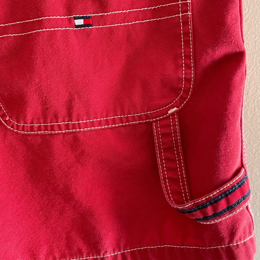 Vintage Tommy Hilfiger Mid-Rise Y2K 4” Carpenter Shorts - Picture 3 of 6